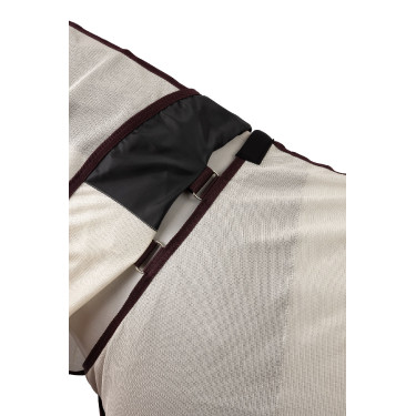 Couverture anti-mouches Horze Paso Fino avec couvre-cou amovible et protection UV Windsor wine Bordeaux