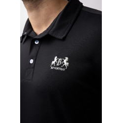 Polo fonctionnel B Vertigo Flynn homme Noir