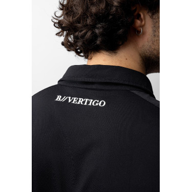 Polo fonctionnel B Vertigo Flynn homme Noir