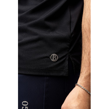 Polo fonctionnel B Vertigo Flynn homme Noir