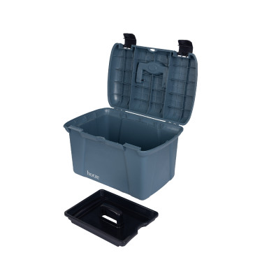 Boîte de pansage Horze Ouverture Bleu marine