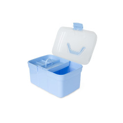 Boîte et brosses de pansage Horze enfant Open air Bleu Boîte et brosses de pansage Horze enfant Open air Bleu