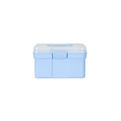 Boîte et brosses de pansage Horze enfant Open air Bleu Boîte et brosses de pansage Horze enfant Open air Bleu