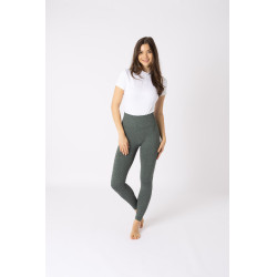 Collants Scrunch Horze Nessa full grip sans coutures Ouverture Bleu marine