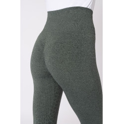 Collants Scrunch Horze Nessa full grip sans coutures Ouverture Bleu marine