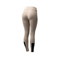 Pantalon d'équitation Horze Evelyn fond intégral femme Taupe simple