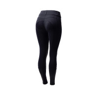 Pantalon d'équitation Horze Evelyn fond intégral femme Marine foncé Bleu