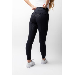 Pantalon d'équitation Horze Leonie fond intégral femme Marine foncé Bleu Pantalon d'équitation Horze Leonie fond intégral femme Marine foncé Bleu