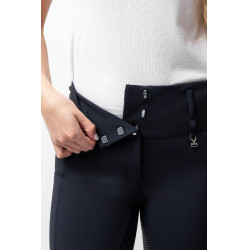 Pantalon d'équitation Horze Leonie fond intégral femme Marine foncé Bleu Pantalon d'équitation Horze Leonie fond intégral femme Marine foncé Bleu