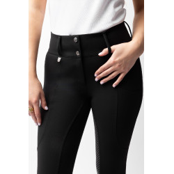 Pantalon Horze Grand Prix Pro fond intégral femme Noir Pantalon Horze Grand Prix Pro fond intégral femme Noir