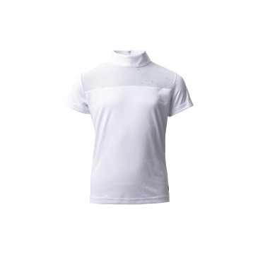 Polo de concours Horze Kaya enfant strass Polo de concours Horze Kaya enfant strass