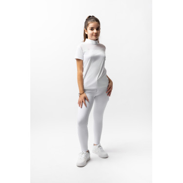 Polo de concours Horze Kaya enfant strass Polo de concours Horze Kaya enfant strass