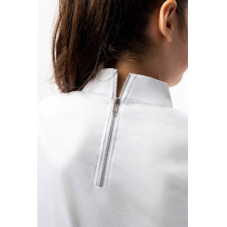 Polo de concours Horze Kaya enfant strass Blanc brillant