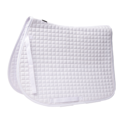 Tapis de selle Horze Exeter mixte Blanc brillant