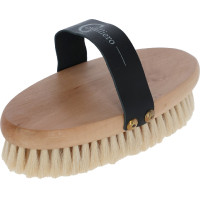 Brosse douce Brush&Co poil de chèvre Kerbl Nature Beige