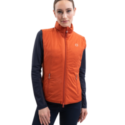 Gilet sans manches Harcour Balma Fauve Marron