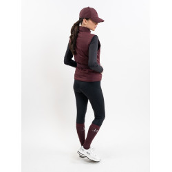 Gilet sans manches Harcour Balma Aubergine Bordeaux