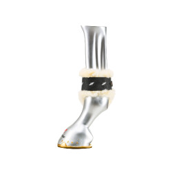 Protège-boulets mouton Zandona Carbon Air Sensitive+ jeunes chevaux Noir