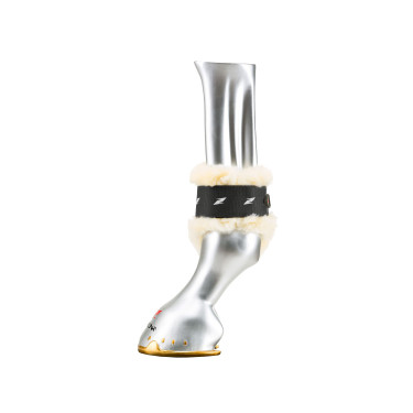 Protège-boulets mouton Zandona Carbon Air Sensitive+ jeunes chevaux Noir