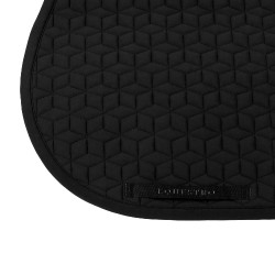 Tapis de selle de saut en matelassage cubique Equestro Noir