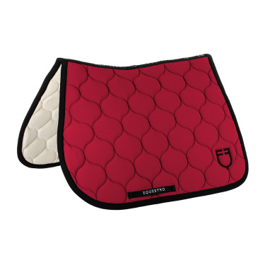 Tapis de saut en tissu technique matelassé Equestro Tapis de saut en tissu technique matelassé Equestro