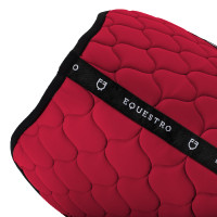Tapis de saut en tissu technique matelassé Equestro Scooter Beige