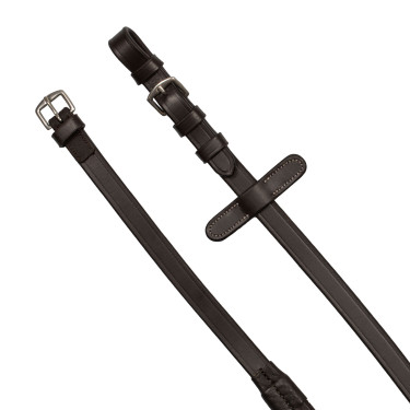 Bridon anatomique avec logo Equestro Marron foncé