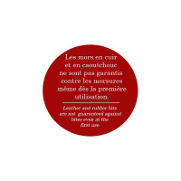 Mors Pelham Jump'In petites branches caoutchouc rigide Mors Pelham Jump'In petites branches caoutchouc rigide