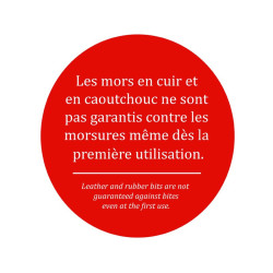 Mors Jump'In en cuir droit