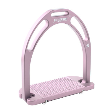 Etriers Jin Stirrup en Aluminium Opaque Rose or