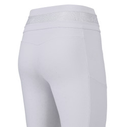 Pantalon d'équitation Euro-Star Athletic Luxe FullGrip Blanc