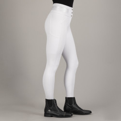 Pantalon d'équitation Euro-Star Athletic Luxe FullGrip Blanc