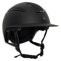 Casque Imperial Riding Olania Deluxe big visor Noir glitter