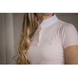 Polo de concours Pénélope Madrid manches courtes Rose Polo de concours Pénélope Madrid manches courtes Rose