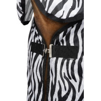 Couverture anti-mouches Horze Defender avec franges Zèbre Motifs