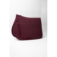 Tapis de selle Horze Exeter mixte Port royal Bordeaux