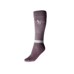 Chaussettes enfant Horze Fay Prune noire Violet Chaussettes enfant Horze Fay Prune noire Violet
