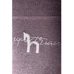 Chaussettes enfant Horze Fay Prune noire Violet Chaussettes enfant Horze Fay Prune noire Violet