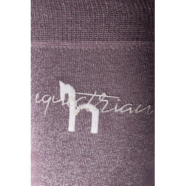 Chaussettes enfant Horze Fay Prune noire Violet Chaussettes enfant Horze Fay Prune noire Violet