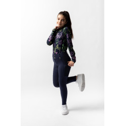 Pantalon d'équitation Horze Mira enfant fond intégral Ouverture Bleu marine Pantalon d'équitation Horze Mira enfant fond intégral Ouverture Bleu marine