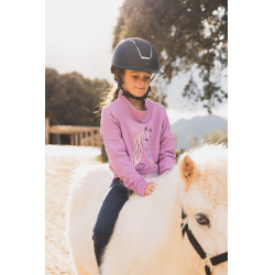 Pantalon d'équitation Horze Mira enfant fond intégral Ouverture Bleu marine Pantalon d'équitation Horze Mira enfant fond intégral Ouverture Bleu marine