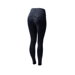 Legging Hybrid Horze Anya femme fullgrip Marine foncé Bleu Legging Hybrid Horze Anya femme fullgrip Marine foncé Bleu