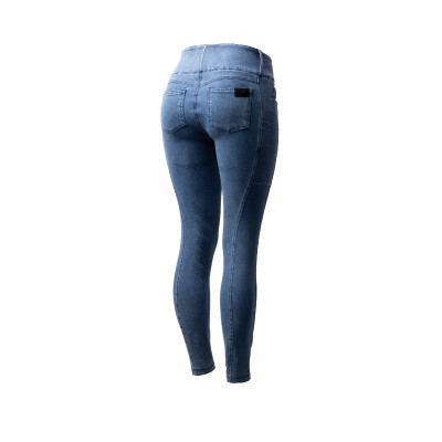 Pantalon Horze Carolyn denim fullgrip femme