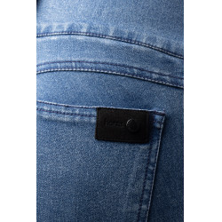 Pantalon Horze Carolyn denim fullgrip femme Denim clair Bleu