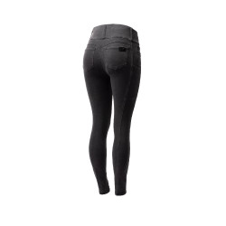 Pantalon Horze Carolyn denim fullgrip femme