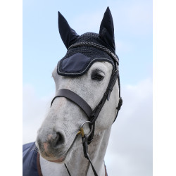 Bonnet anti-mouche Show-Line Marine / gris Bleu Bonnet anti-mouche Show-Line Marine / gris Bleu