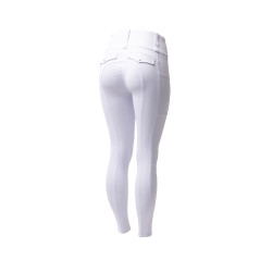 Legging Hybrid Horze Anya femme fullgrip Blanc brillant Legging Hybrid Horze Anya femme fullgrip Blanc brillant