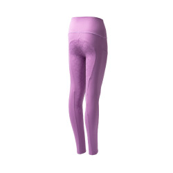 Legging à fond intégral Gillian pour enfant Horze Pensée pâle Violet Legging à fond intégral Gillian pour enfant Horze Pensée pâle Violet