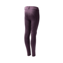 Collants d'équitation Horze Dea enfant Prune noir Violet Collants d'équitation Horze Dea enfant Prune noir Violet