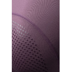 Legging d'équitation Horze Maia fond intégral femme Prune noir Violet